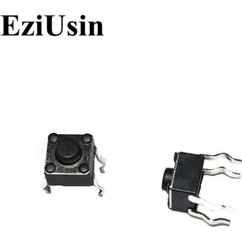 EziUsin 4.5*4.5*3.8 4P PCB Keyboard Touch Button Micro Switch DIP Mini Momentary For Arduino Maker