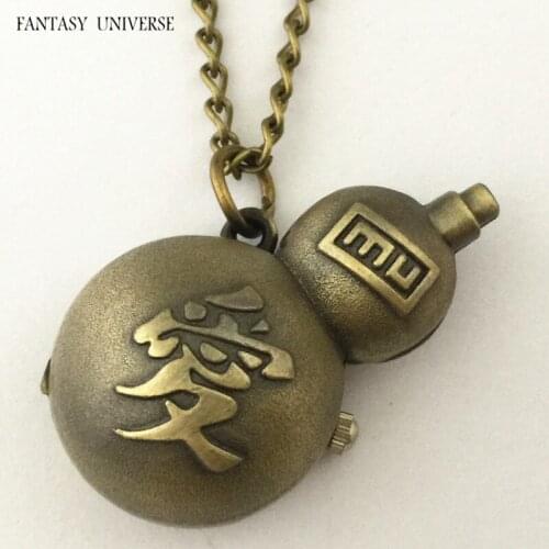 FANTASY UNIVERSE Free shipping 20pcs a lot pocket watch Necklace HRAAAA85