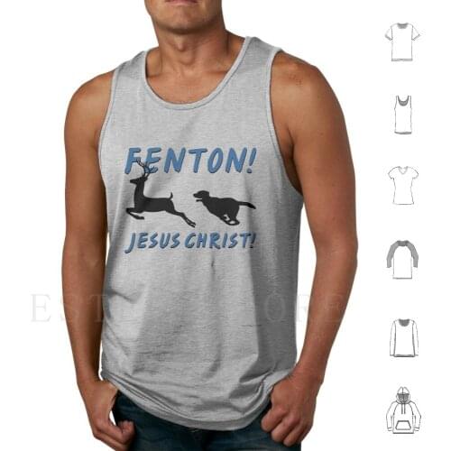 Fenton! Jesus Christ! Tank Tops Vest Viral Funny Cool Retro Geek Nerd Youtube