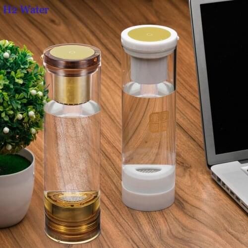 H2 Generator Hydrogen Water Bottle SPE/PEM Electrolysis Ionizer MRETOH Low Frequency Resonance 7.8HZ Improve Sleep Anti-Aging