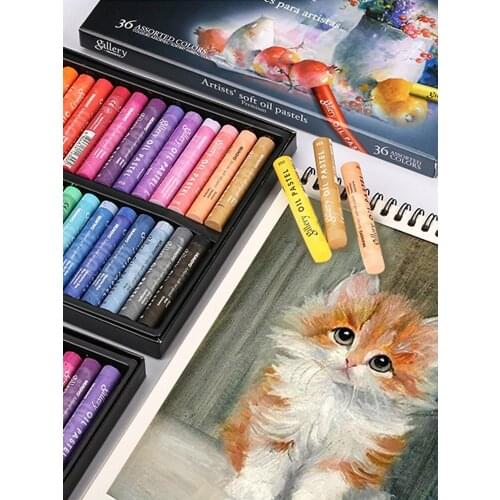 Mungyo Gallery Artists Soft Oil Pastels Set 12/24/48 Colors Non Toxic Adult Kids Drawing Art Supplies Painting Stick Coloring