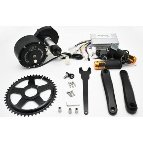 500W 48V DIY Mountain Ebike Middle Drive Brushless DC Motor Kit for Outdoor Cycling Strong Power Similar with BaFang Motor Kit