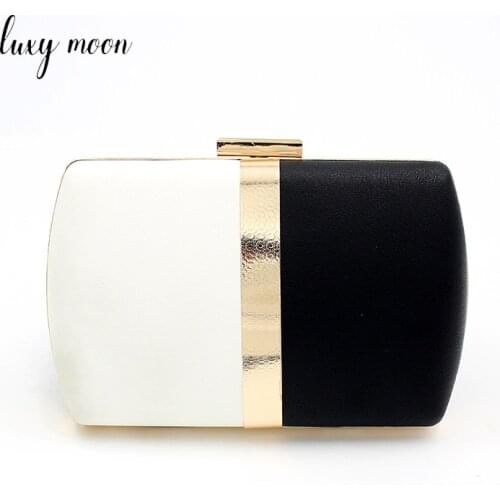 Luxy Moon Shoulder Bag Womens 2021 PU Evening Clutch Gold Chains Wedding Purse Bag Handbag Z096