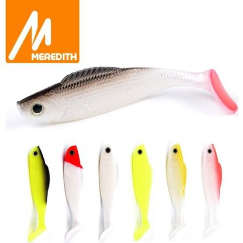 MEREDITH Trout JX61-11 3D Fish Lifelike Lures 10PCS/lot 13g/110mm Hot Model Fishing Soft Lures Free Shipping