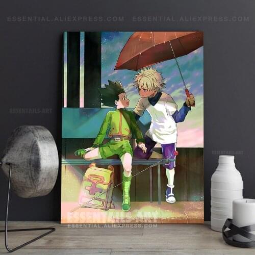 Gon Freecss Killua Zoldyck HxH Decoration Prints Canvas Wall Art Painting Poster Home Decor Bedroom Study Living Room Pictures