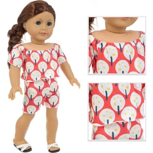 2020 New shorts Fit for American Girl Doll Clothes 18-inch Doll , Christmas Girl Gift(only sell clothes)