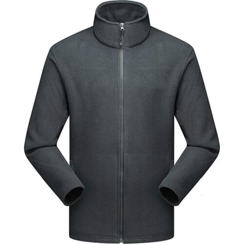 Autumn Winter Warm Mens Fleece Coat Outdoor Camping Riding Hiking Tactical Fleece Jacket Thick Windproof Thermal Jackets Liner