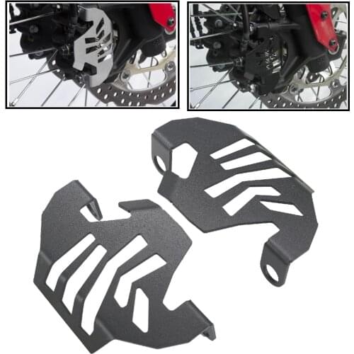 Motorcycle Front Left & Right Brake Caliper Cover Guard For HONDA CRF1000L CRF 1000 L Africa Twin Adventure Sports DCT 2016-2018