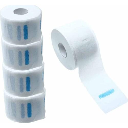 Neck Ruffle Roll Paper Professional Hair Cutting Salon Disposable Hairdressing Collar Accessory Necks Covering