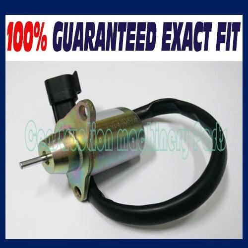 For Yanmar Fuel Stop Solenoid shutoff solenoid Replace 129486-77952 119486-77953 1500-3076