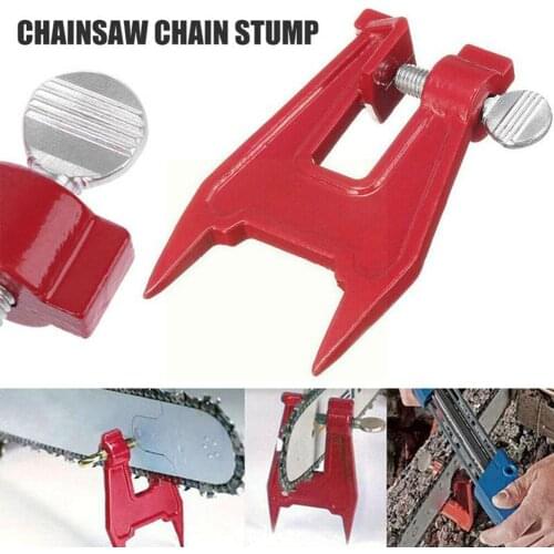 Stump Vise Saw Chain Sharpening Filing Tool Bar Clamp Holder Chain Chain Professional Saw Saw Accessories Chainsaw Filing C0P4