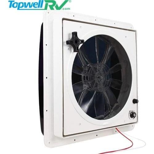 TopwellRV Popular Camper RV Manual Roof Vent Fan 3-Speed Adjustable