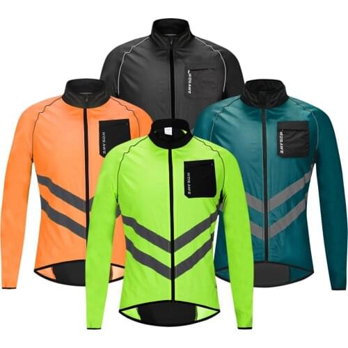 Mtb Bike Bicycle Windproof Quick Dry Rain Coat Windbreaker Cycling Rain Jacket High Visibility Multifunction
