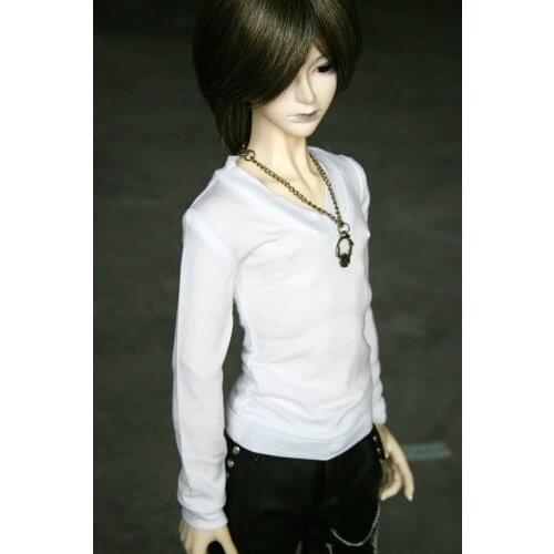 [wamami] 06# White Black Red Stripe T-Shirt/Outfit 1/4 MSD 1/3 SD AOD DZ LUTS BJD Dollfie