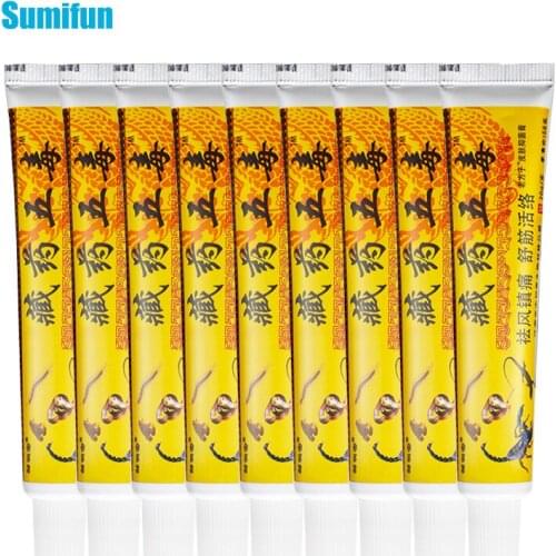 2/8/15Pcs Analgesic Ointment Joint Back Knee Pain Relief Cream Rheumatoid Arthritis Herbal Medical Plaster Skin Care