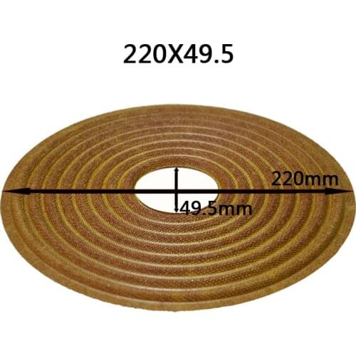 2pcs 220x49.5/220x51.5/220x75.5/220x100mm Elastic Wave Loudspeaker Subwoofer Woofer Bass Speaker Repair Spider Damper