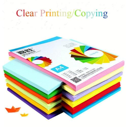A4 100pcs Colour Office Printing Copy Preferred Paper Base Dust-free Particles Print Card-free Machine Wide Scope Of Application