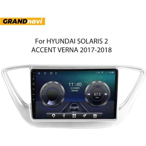AKAMATE Car Multimedia Player 2 Din Car Radio For HYUNDAI SOLARIS 2 2017-2018 CarPlay Auto Radio Bluetooth Navigation