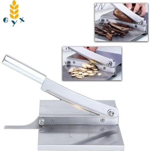 Household slicer stainless steel small cutting knife beef jerky slicing knife Chinese medicine slicer food vegetable slicer