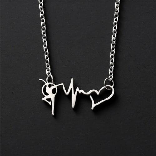 Dave Matthew Pendant Necklace Dancing Heart Beats Necklace Jewelry YLQ7803