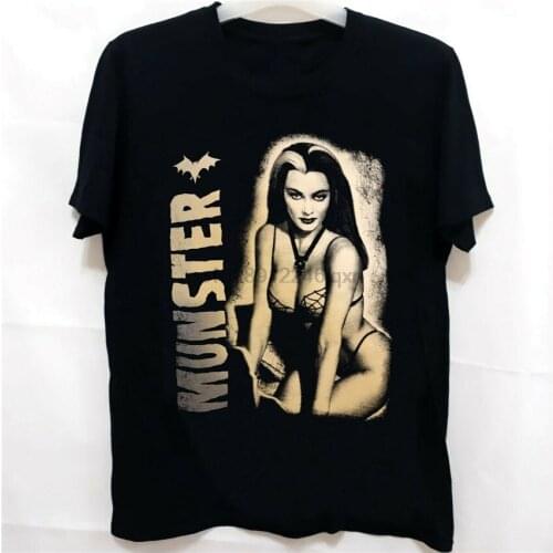 Lily Munster T-shirt Addams Family Munsters Herman TSHIRT BEST QUALITY T Shirt Top Quality Tee Shirt