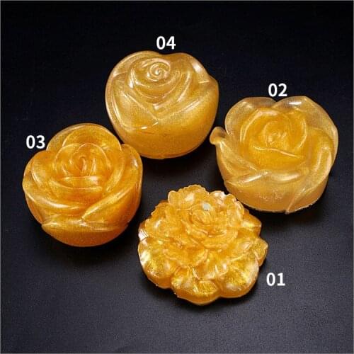 Crystal drip mold jewelry mirror stereo flowers aromatherapy plaster silicone mold