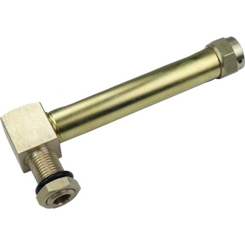 Brass Oil Liquid Level Indicator Sight Glass Gauge Lathes 1/4" 3/8" 1/2" BSP M12 M14 M16 Length 80-200mm
