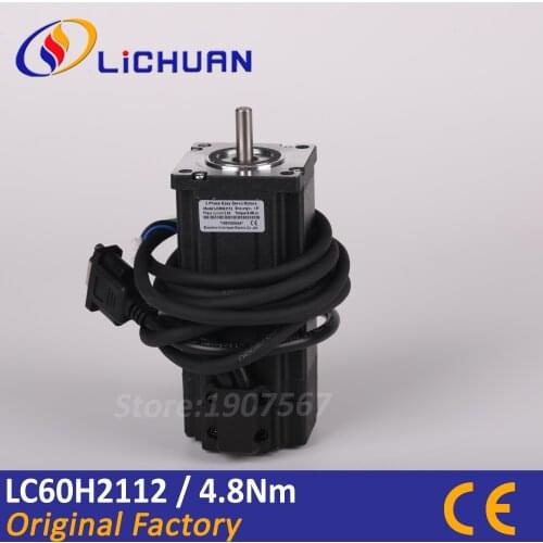 Lichuan 4.8N.m 680oz.in Nema24 closed loop stepper motor 5.8A LC60H2112