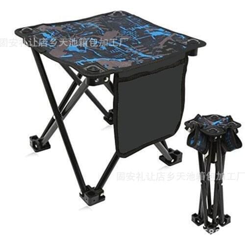 Small Flat Stool Fishing Maza Outdoor Folding Maza Fishing Chair Car Portable Beach Chair Travel Art Folding Stool