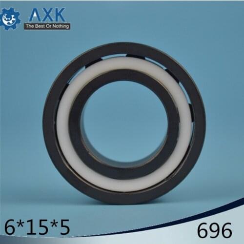 696 Full Ceramic Bearing ( 1 PC ) 6*15*5 mm Si3N4 Material 696CE All Silicon Nitride Ceramic 619/6 Ball Bearings