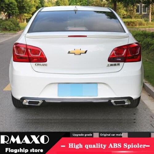 For Chevrolet Cruze ABS Rear Bumper Diffuser Bumpers Protector For 2014-2015 Cruze Body kit bumper rear lip rear spoiler