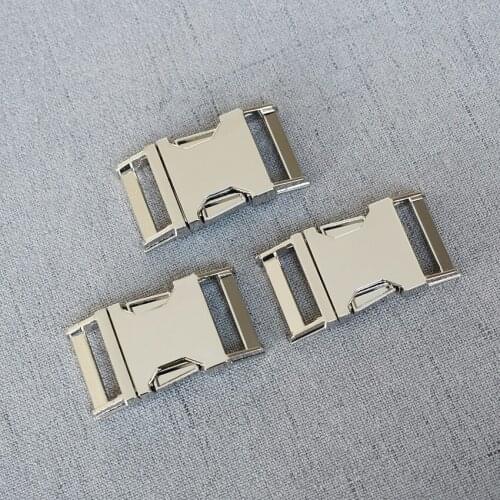 10 Pieces 20mm Silver Detach Buckle Use For Outdoor Sports Bags Students Bags Luggage Travel Buckle Accessories