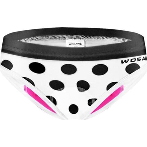 Women Sports Triangle Underwear Cycling Yoga Fitness Shorts GEL Padded Spots Printing Underwear Breathable Comfortable Shorts