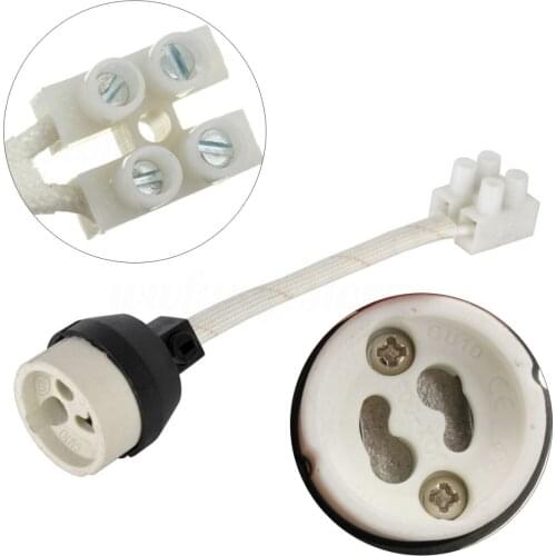 1 x GU10 Mains Lamp Holder Bulb Connector Base & Connecting Block / Bridge Accessories