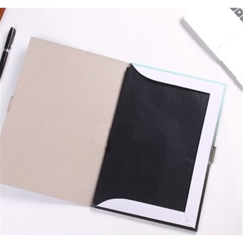 100pcs/box A4 Black Carbon Stencil Transfer Paper Double Sided Hand Pro Copier Tracing Hectograph Repro 33x21.5cm