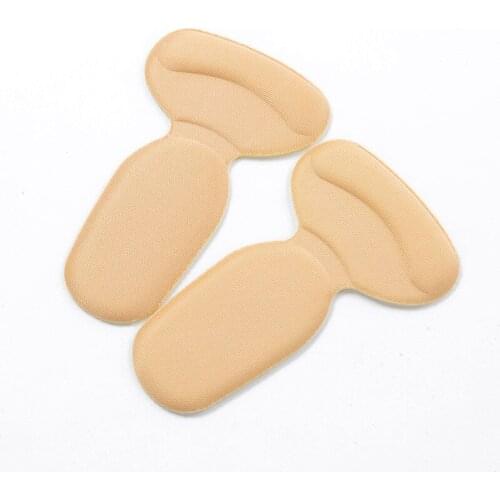2600 two in one heel stick Silicone Half Size pad T-shaped thickened anti-skid high-heeled shoes anti abrasion heel patch