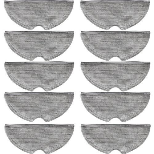 Promotion!10Pcs Mop Cloth for Xiaomi Dreame D9 Robotic Vacuum Cleaner Accessories Parts Wipes Rag Dishcloth