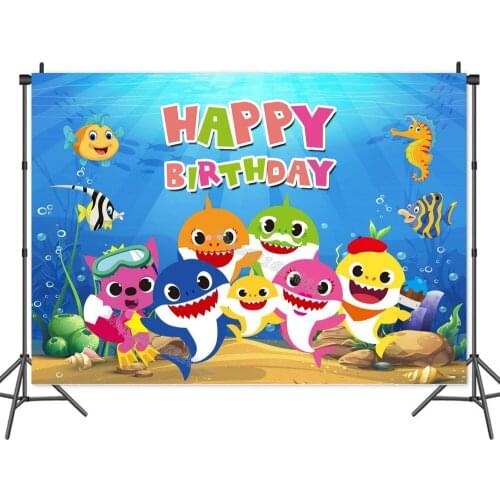 Baby Shower Birthday Photography Backdrop Infant Christenin Background Cartoon Wall Decor Outdoor Photo Props Party Supplies