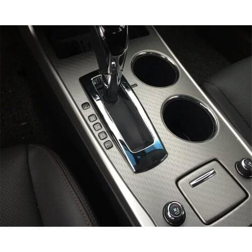 For Nissan Altima Teana 2016 2017 2018 1pc Chrome Interior Decoration Gear Shift Box Cover Trim Panel Frame
