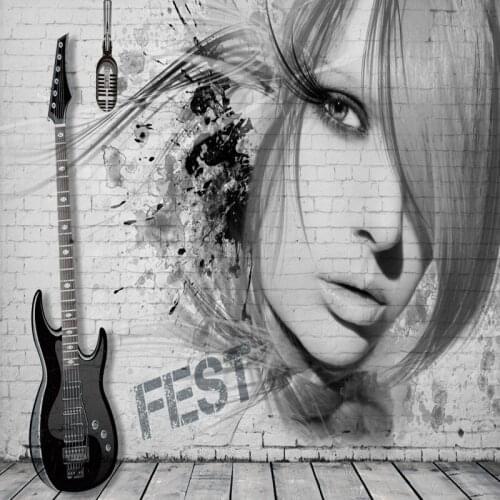 Dropship Colomac Black And White Wallpaper Fashionable Beauty Photo Wall Mural Custom Modern Wallpaper Papel Decorativo Pared