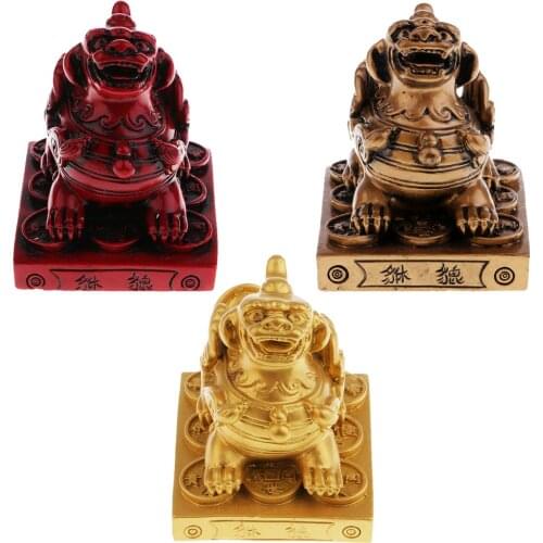 Pi Xiu Feng Shui Figurine to Attract Wealth Home Decor Pi Xiu Wealth Statue Figurine Housewarming Good fortune Gift Gold