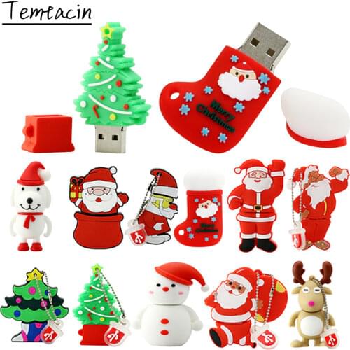Gingerbread Man USB key 32GB Pendrive 64GB 8GB 128GB 4GB Memoria usb 256 gb 16GB U Stick Christmas personalised gift Santa Claus