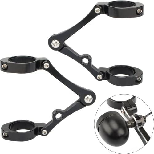 Motorcycle Headlight Mount Bracket Clamp 39MM -41MMFork Tube Spotlight Holder Universal