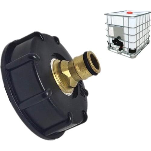 IBC Tank Adapter Bucket Valve Adapter Nozzle Reducer Connector Water Tank Fitting Durable Garden Hose Tap Plastic/brass Nozzle