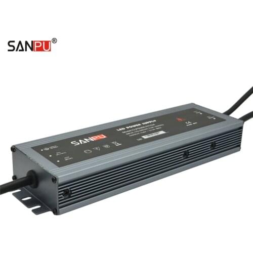SANPU 24V Power Supply Waterproof IP67 300W 230V 220V AC to DC 24 Volt Lighting Transformer LED Driver Ultra Thin Slim for LEDs
