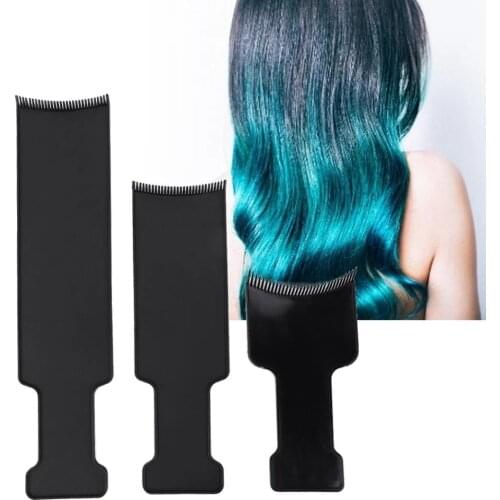 3 Sizes Hair Dyeing Brush Highlight Board Tint Comb Plate Salon Hairdressing Styling Tool Hair Coloring Plate Coloring Accessory