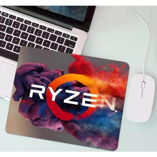 Small Ryzen Mouse Pad Gamer Desk Mat Gamers Accessories PC Gamer Cabinet Mausepad Rug Gaming Keyboard Varmilo Mice Keyboards