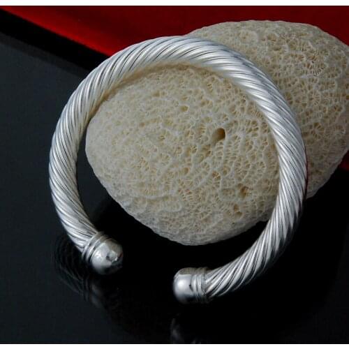 Wholesale fashion jewelry Bracelets , M925 Silver color Bracelets & bangles . Nice Jewelry. Good Quality B57