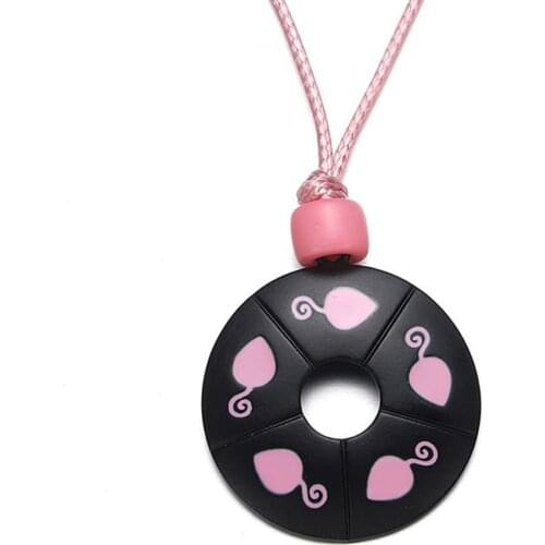 Harong Miracle Ladybugs Necklace Rope Exquisite Chat Noir Kids Punk Jewelry Pink Round Pendant Necklaces for Girls Gift