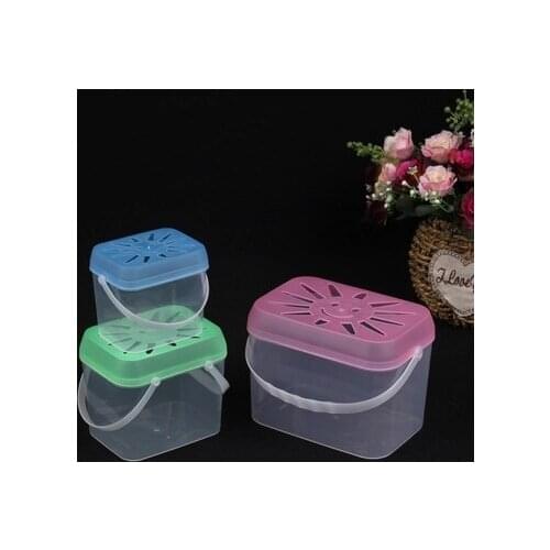 [Plastic pet box] spider turtle goldfish breeding box small fish breeding portable reptile box small fish tank